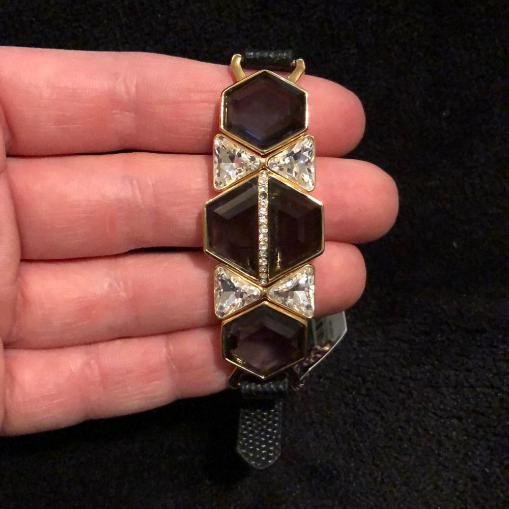 Henri Bendel adjustable leather Bracelet